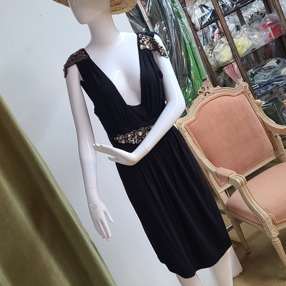 Hotel Particulier Beaded Evening Dress